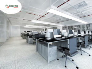 Banner Image showing a modern managed office space