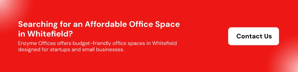 affordable office space in whitefield