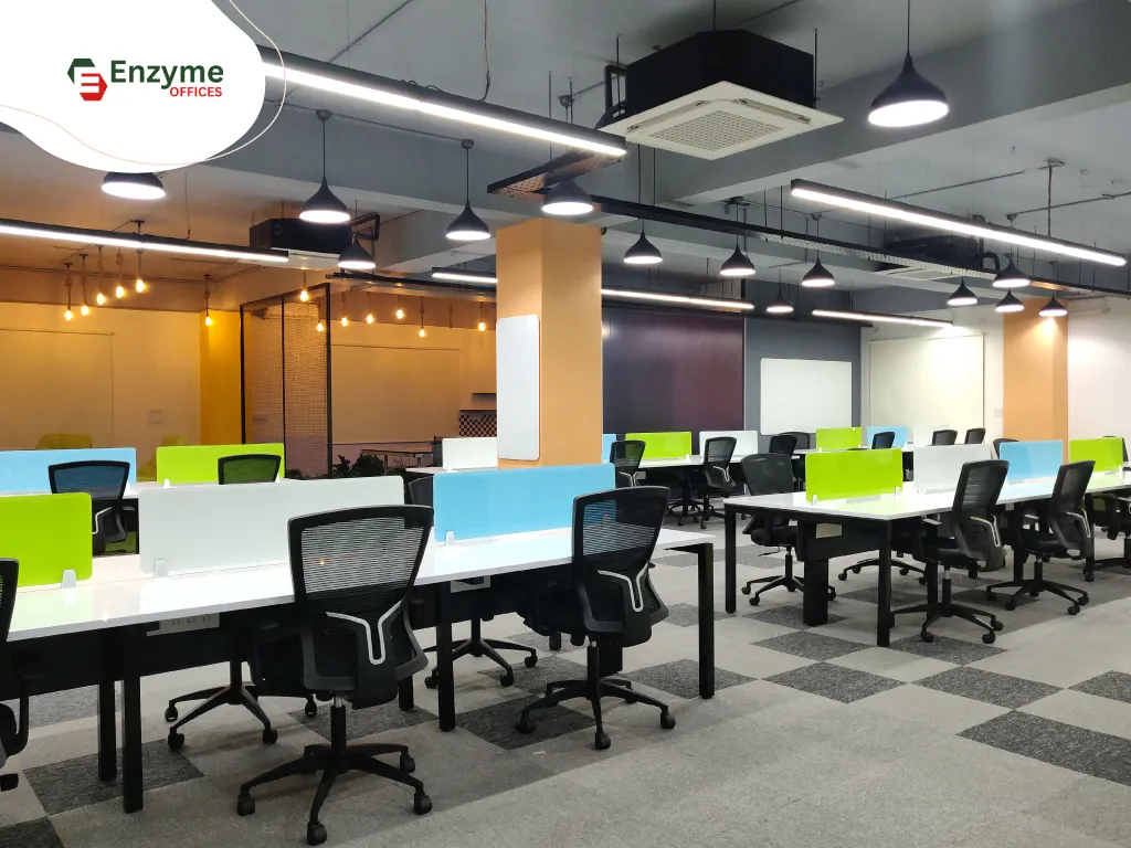 Banner image showing a fully-equipped Enzyme Office in Bengalore.
