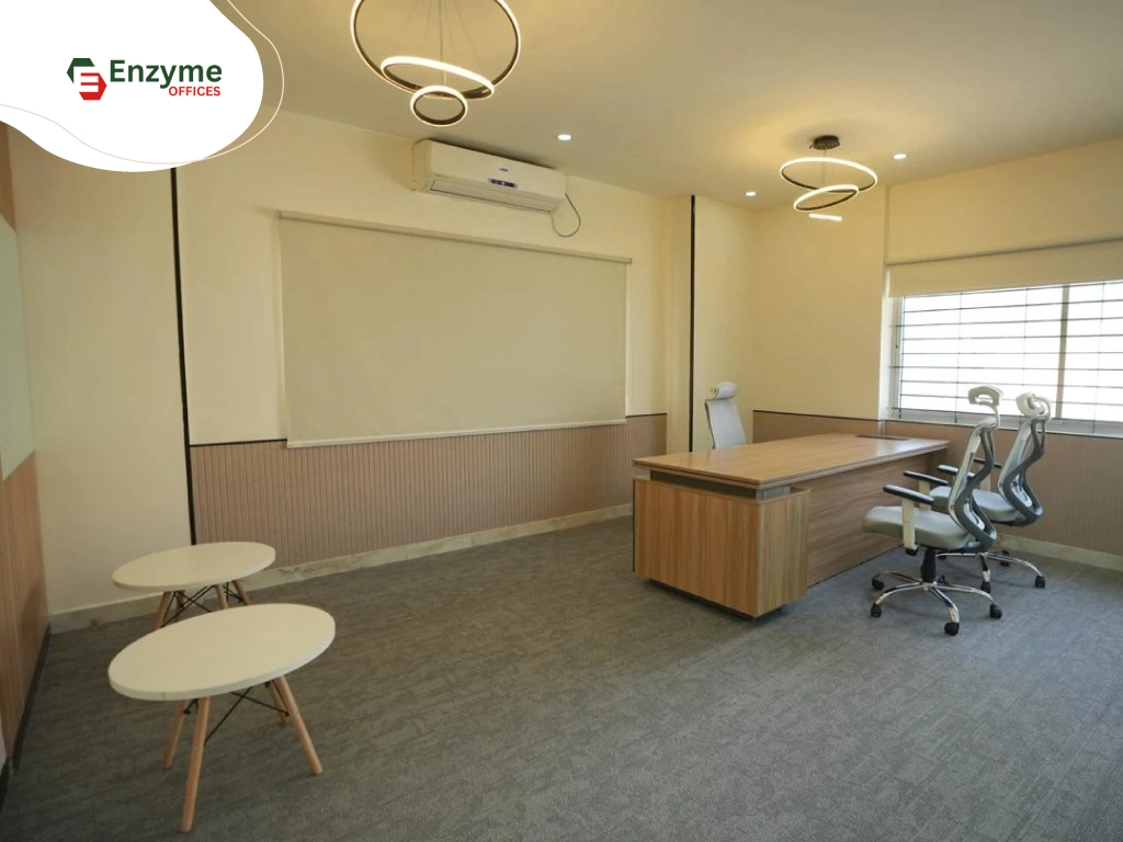 Enzyme Offices’ modern Office on rent in Whitefield Bangalore.