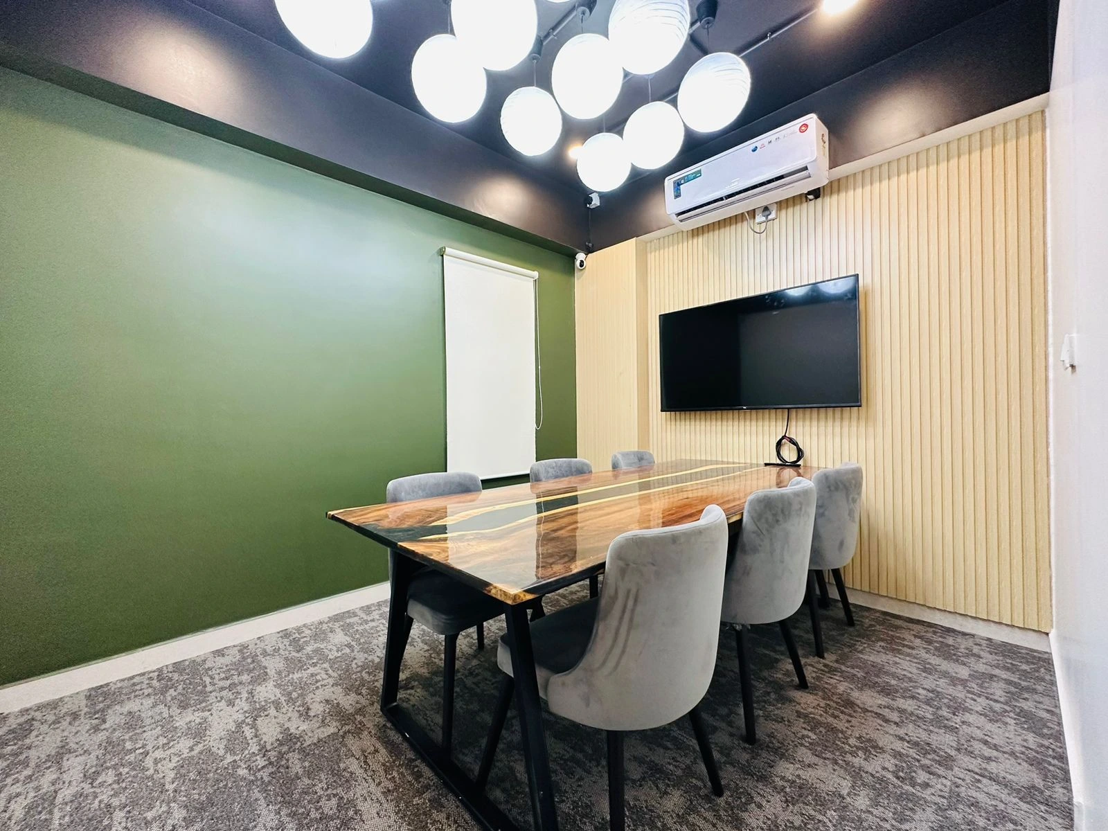 A fully-furnished office space for rent by Enzyme Offices at Whitefield