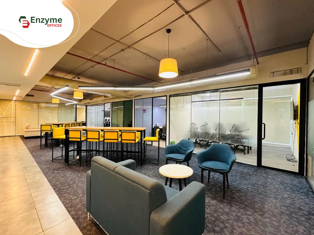 A modern office space rental option by Enzyme Offices with competitive pricing and flexible rental terms.