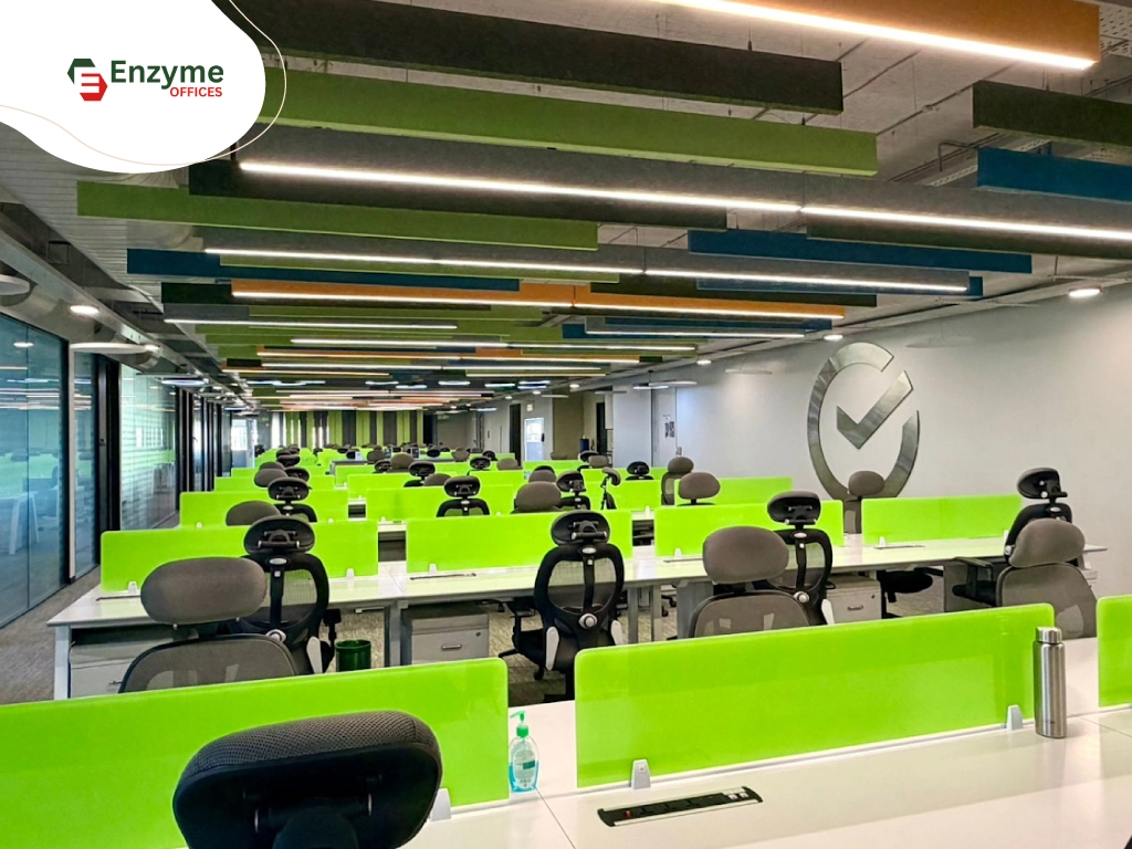 A modern and fully-equipped coworking space in Whitefield by Enzyme Offices