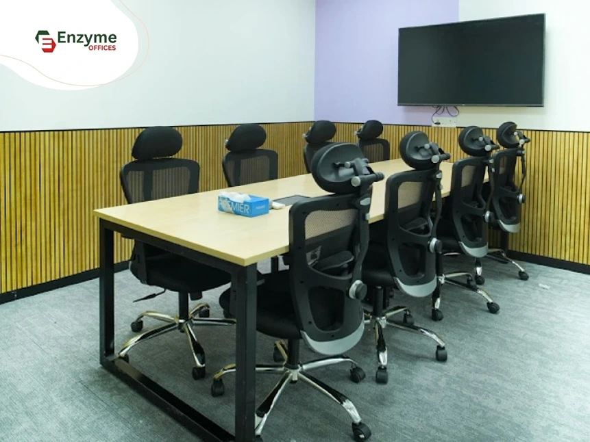A modern shared office space at Enzyme offices, HSR Layout