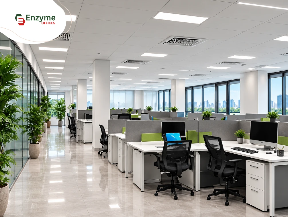 A managed office by Enzyme in Pune